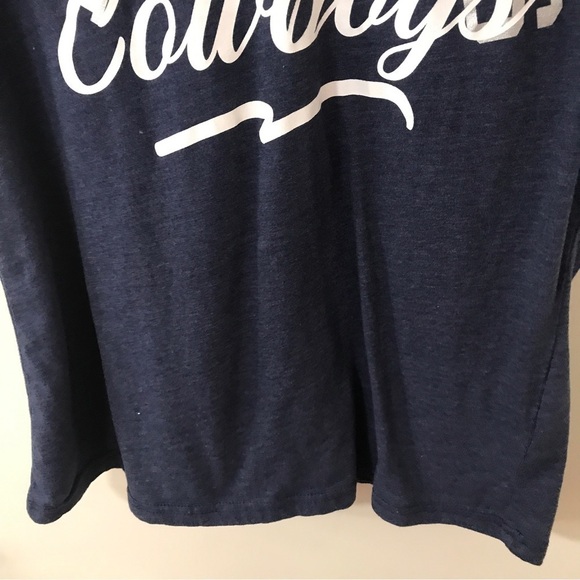NFL x Dallas cowboys womens vneck short sleeve tee size Large - Picture 6 of 10
